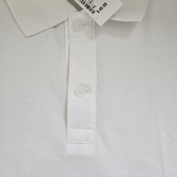 Men's White Champion Polo Shirt - Picture 5 of 10